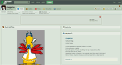 Desktop Screenshot of megamo.deviantart.com