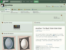 Tablet Screenshot of genreninja.deviantart.com