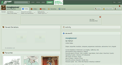Desktop Screenshot of mooglepower.deviantart.com