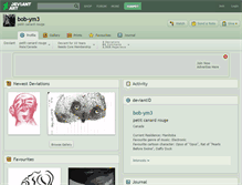Tablet Screenshot of bob-ym3.deviantart.com