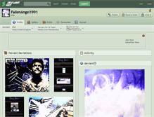 Tablet Screenshot of fallenangel1991.deviantart.com
