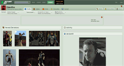 Desktop Screenshot of edenfire.deviantart.com