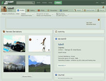 Tablet Screenshot of lubofi.deviantart.com