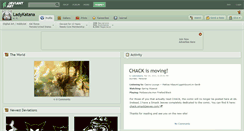 Desktop Screenshot of ladykatana.deviantart.com