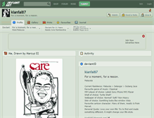 Tablet Screenshot of kianfai87.deviantart.com