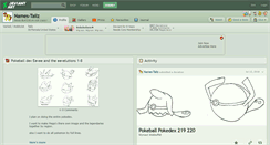 Desktop Screenshot of names-tailz.deviantart.com
