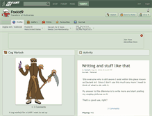 Tablet Screenshot of foxkid9.deviantart.com