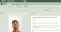Desktop Screenshot of conty0.deviantart.com