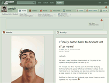 Tablet Screenshot of conty0.deviantart.com