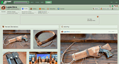 Desktop Screenshot of lupas-deva.deviantart.com