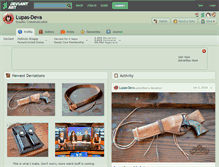 Tablet Screenshot of lupas-deva.deviantart.com