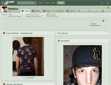 Tablet Screenshot of fiddlefox.deviantart.com