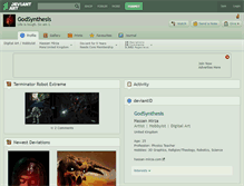 Tablet Screenshot of godsynthesis.deviantart.com