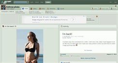 Desktop Screenshot of exthree-photo.deviantart.com