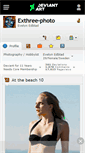 Mobile Screenshot of exthree-photo.deviantart.com