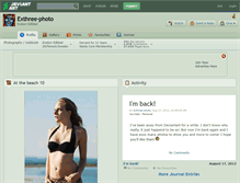 Tablet Screenshot of exthree-photo.deviantart.com