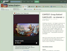Tablet Screenshot of fantasy-empire.deviantart.com
