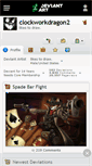 Mobile Screenshot of clockworkdragon2.deviantart.com