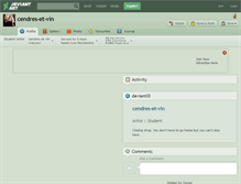 Tablet Screenshot of cendres-et-vin.deviantart.com