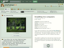 Tablet Screenshot of mollyfootman.deviantart.com