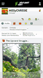 Mobile Screenshot of missychrissie.deviantart.com