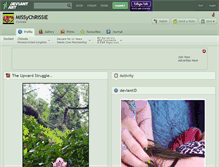 Tablet Screenshot of missychrissie.deviantart.com