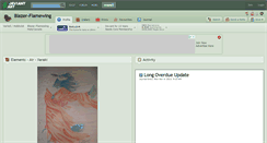 Desktop Screenshot of blazer-flamewing.deviantart.com