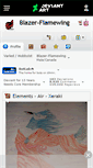 Mobile Screenshot of blazer-flamewing.deviantart.com