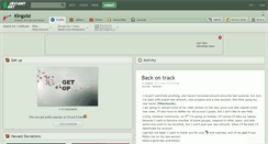 Desktop Screenshot of kingxlol.deviantart.com