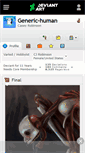 Mobile Screenshot of generic-human.deviantart.com