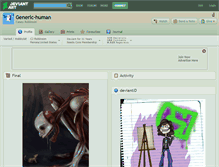 Tablet Screenshot of generic-human.deviantart.com