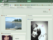 Tablet Screenshot of k9cat13.deviantart.com