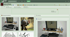 Desktop Screenshot of dark-ki-flame.deviantart.com
