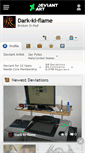 Mobile Screenshot of dark-ki-flame.deviantart.com