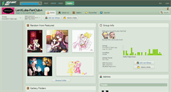 Desktop Screenshot of lenxluka-fanclub.deviantart.com