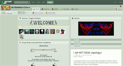Desktop Screenshot of da-skeleton-crew.deviantart.com
