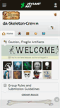 Mobile Screenshot of da-skeleton-crew.deviantart.com