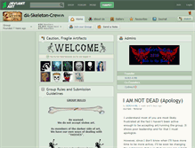 Tablet Screenshot of da-skeleton-crew.deviantart.com