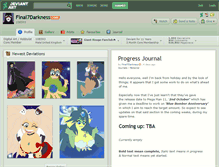 Tablet Screenshot of final7darkness.deviantart.com