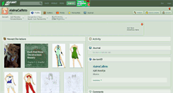 Desktop Screenshot of alainacallisto.deviantart.com
