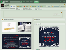 Tablet Screenshot of ml109.deviantart.com