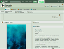 Tablet Screenshot of moromaster.deviantart.com