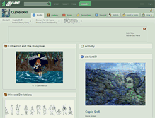 Tablet Screenshot of cupie-doll.deviantart.com