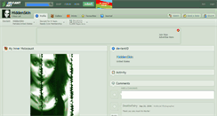 Desktop Screenshot of hiddenskin.deviantart.com