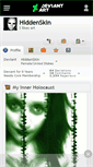 Mobile Screenshot of hiddenskin.deviantart.com