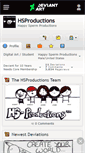 Mobile Screenshot of hsproductions.deviantart.com