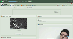 Desktop Screenshot of ikstar.deviantart.com