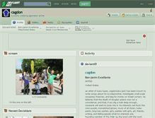 Tablet Screenshot of cagdon.deviantart.com