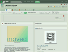 Tablet Screenshot of danielrocket999.deviantart.com