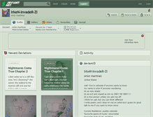 Tablet Screenshot of irken-invader-zi.deviantart.com